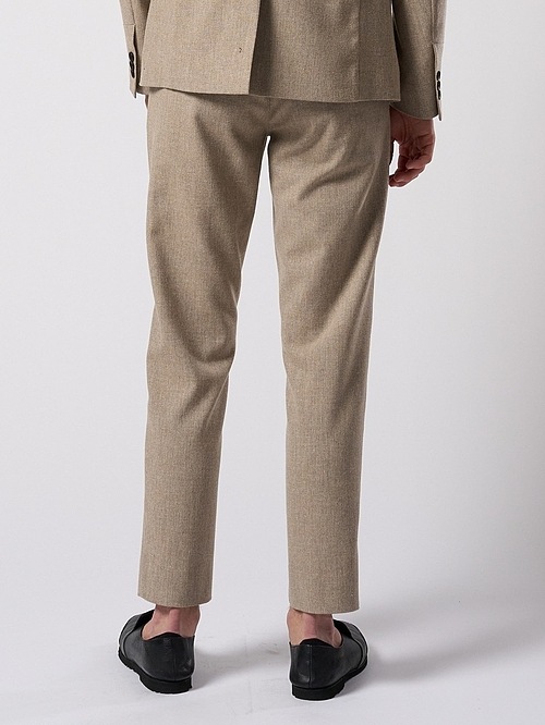 (ͽ���ʡ�9��10������ͽ��/wjk�����֥른��������/comfort pin-tuck slim slacks/beige