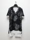 �㴰���kiryuyrik������奦����奦/Opal Mesh Layered T-Shirt/BlackWhite