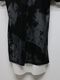 �㴰���kiryuyrik������奦����奦/Opal Mesh Layered T-Shirt/BlackWhite
