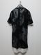 �㴰���kiryuyrik������奦����奦/Opal Mesh Layered T-Shirt/BlackWhite