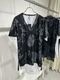 (ͽ���ʡ�8������9������ͽ��/kiryuyrik������奦����奦/Opal Mesh Layered T-Shirt/BlackWhite