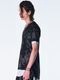 (ͽ���ʡ�8������9������ͽ��/kiryuyrik������奦����奦/Opal Mesh Layered T-Shirt/BlackWhite
