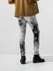 (ͽ���ʡ�1��2������ͽ��/42TH RESOUND CLOTHING���ꥵ����ɥ���������/TIGHT TAPERD CHRIS EASY TUCK PANTS/marble WH