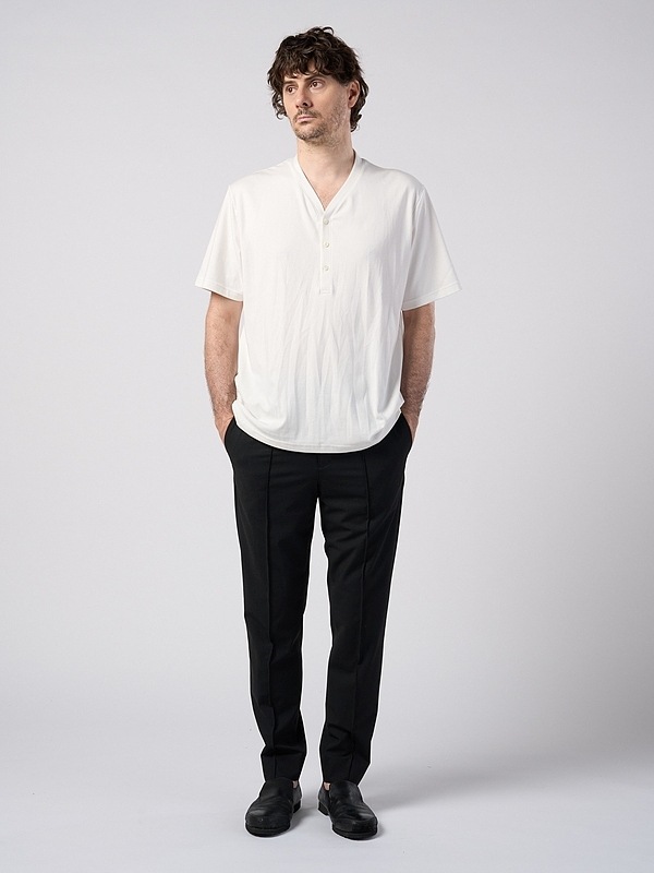 (ͽ���ʡ�2��3������ͽ��/wjk�����֥른��������/comfort pin-tuck slim slacks/black