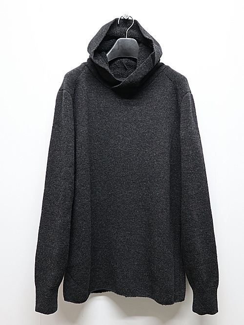 wjk֥른/back pile hoodie/black