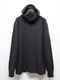 wjk֥른/back pile hoodie/black