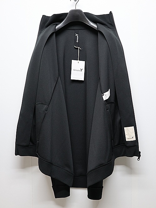 Ground Y�����饦��ɥ磻/PE SMOOTH TRACK JACKET/BLACK