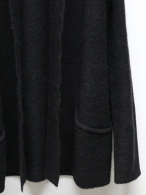 RIPVANWINKLEåץ󥦥󥯥/7GGإ㡼 MOHAIR SOLID REVER CARDE/BLACK