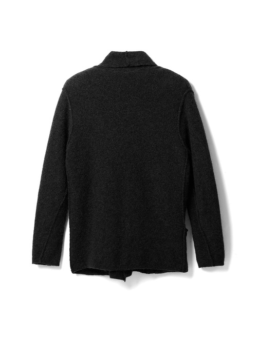 RIPVANWINKLEåץ󥦥󥯥/7GGإ㡼 MOHAIR SOLID REVER CARDE/BLACK