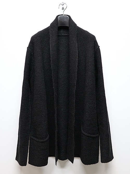 RIPVANWINKLEåץ󥦥󥯥/7GGإ㡼 MOHAIR SOLID REVER CARDE/BLACK