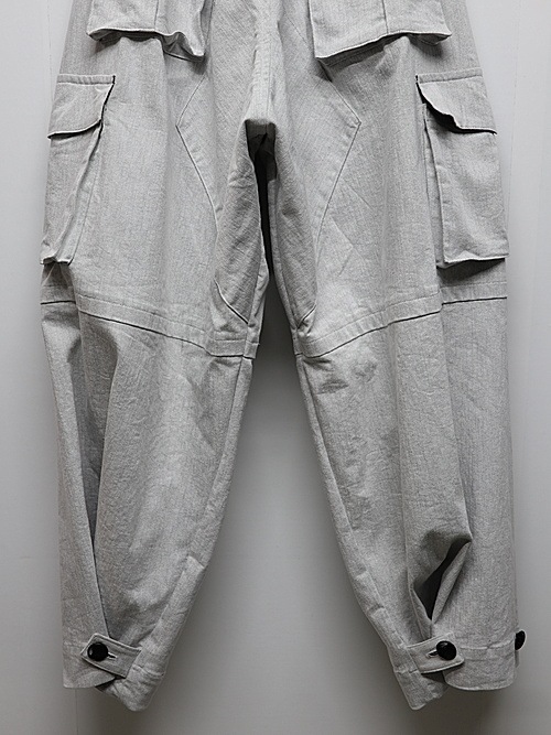 (ͽ���ʡ�4��5������ͽ��/kiryuyrik������奦����奦/Denim Cargo Pants/Gray