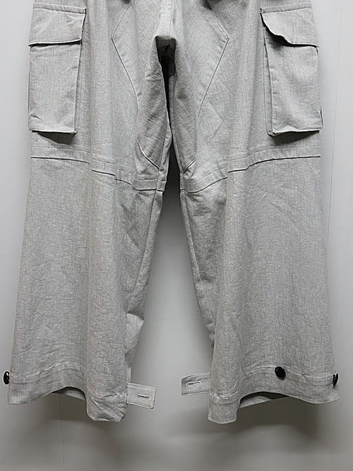 (ͽ���ʡ�4��5������ͽ��/kiryuyrik������奦����奦/Denim Cargo Pants/Gray