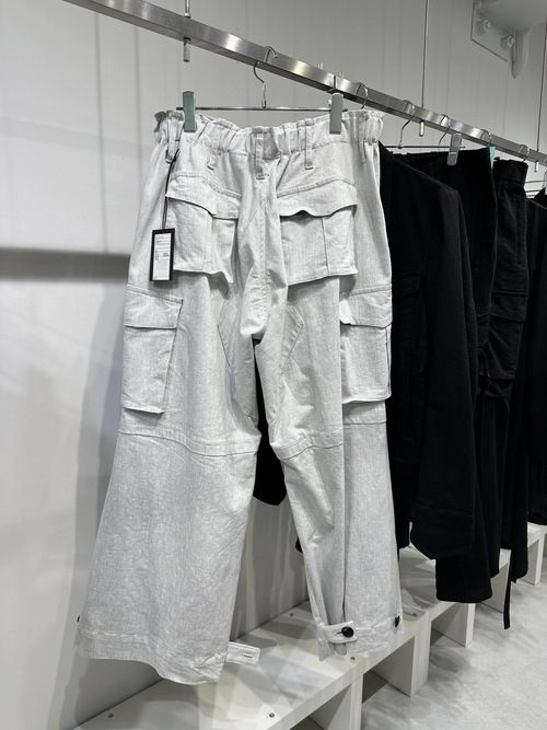 (ͽ���ʡ�4��5������ͽ��/kiryuyrik������奦����奦/Denim Cargo Pants/Gray