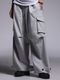 (ͽ���ʡ�4��5������ͽ��/kiryuyrik������奦����奦/Denim Cargo Pants/Gray