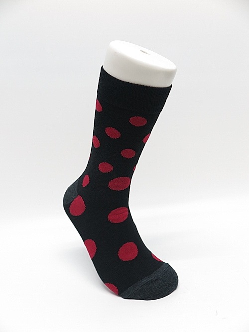 SALE30%OFF/Ground Y饦ɥ磻/Cotton Crayonhouse Dot socks/RED.
