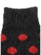 SALE30%OFF/Ground Y饦ɥ磻/Cotton Crayonhouse Dot socks/RED.