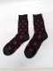 SALE30%OFF/Ground Y饦ɥ磻/Cotton Crayonhouse Dot socks/RED.