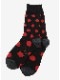 SALE30%OFF/Ground Y饦ɥ磻/Cotton Crayonhouse Dot socks/RED.
