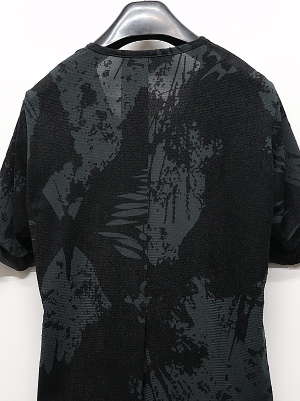 (ͽ���ʡ�8������9������ͽ��/kiryuyrik������奦����奦/Opal Mesh Layered T-Shirt/BlackBlack