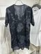 (ͽ���ʡ�8������9������ͽ��/kiryuyrik������奦����奦/Opal Mesh Layered T-Shirt/BlackBlack