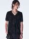 (ͽ���ʡ�8������9������ͽ��/kiryuyrik������奦����奦/Opal Mesh Layered T-Shirt/BlackBlack