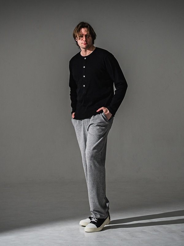 (ͽ���ʡ�8��9������ͽ��/41TH RESOUND CLOTHING���ꥵ����ɥ���������/SEMIWAIDE CHRIS EASY WIDE TUCK PANTS/GREY