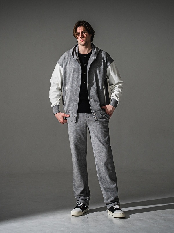 (ͽ���ʡ�8��9������ͽ��/41TH RESOUND CLOTHING���ꥵ����ɥ���������/SEMIWAIDE CHRIS EASY WIDE TUCK PANTS/GREY