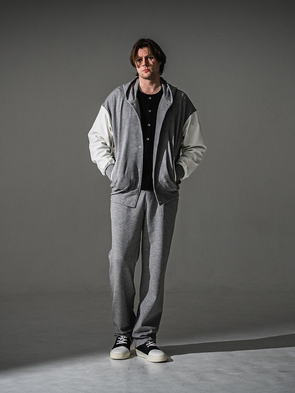 (ͽ���ʡ�8��9������ͽ��/41TH RESOUND CLOTHING���ꥵ����ɥ���������/SEMIWAIDE CHRIS EASY WIDE TUCK PANTS/GREY