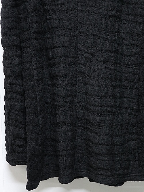 nude:masahiko maruyama ̡:ޥҥޥ/Wool/Nylon Jaquard (Milling Finish) CARDIGAN/Black.