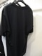 (ͽ)78ͽ/nude:masahiko maruyama ̡:ޥҥޥ/40/2 28GG Jersey SHORT SLEEVE CRACKED PRINT T SHIRT/Black