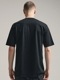 (ͽ)78ͽ/nude:masahiko maruyama ̡:ޥҥޥ/40/2 28GG Jersey SHORT SLEEVE CRACKED PRINT T SHIRT/Black