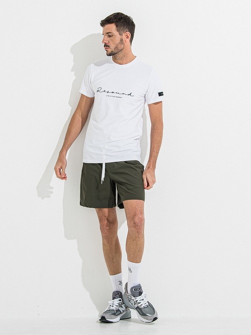 RESOUND CLOTHINGꥵɥ/HANDWRITING RUSH BASIC T/WHITE