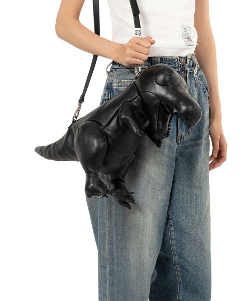 Maison MIHARA YASUHIRO/SHEEP SKIN DOLLS TREX BAG/BLK