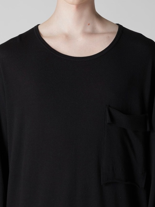 Yohji Yamamoto襦ޥ/ʥ󥴥ץ졼ƥŷ ݥåդĹµ/BLACK