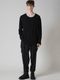 Yohji Yamamoto襦ޥ/ʥ󥴥ץ졼ƥŷ ݥåդĹµ/BLACK