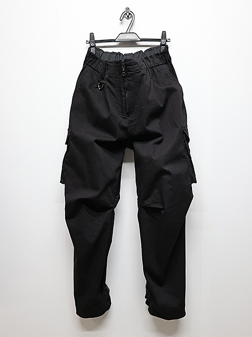 (ͽ���ʡ�4��5������ͽ��/kiryuyrik������奦����奦/Denim Cargo Pants/Black