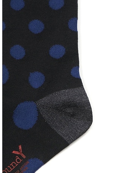 Ground Y饦ɥ磻/Cotton Crayonhouse Dot socks/BLU.