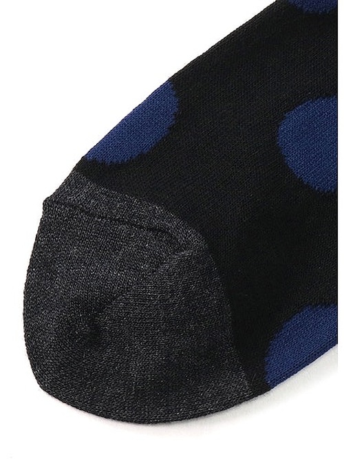 SALE30%OFF/Ground Y饦ɥ磻/Cotton Crayonhouse Dot socks/BLU.