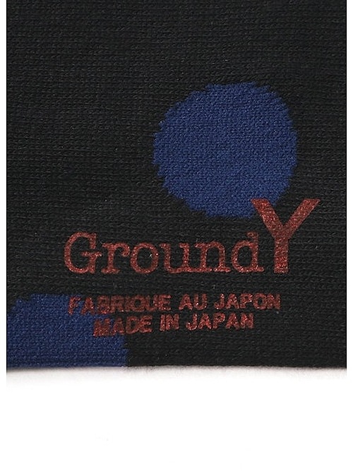 Ground Y饦ɥ磻/Cotton Crayonhouse Dot socks/BLU.