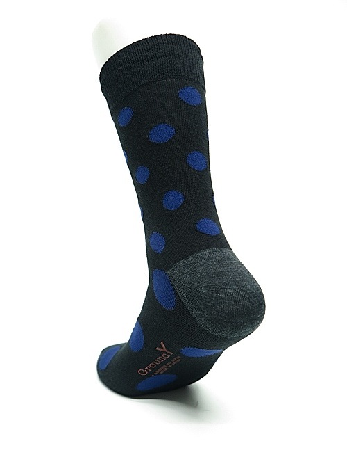 SALE30%OFF/Ground Y饦ɥ磻/Cotton Crayonhouse Dot socks/BLU.