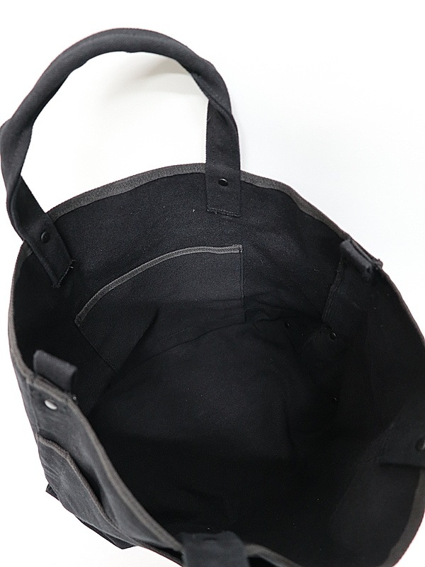 Ground Y�����饦��ɥ磻/CANVAS GARDEN TOTE BAG/BLACK
