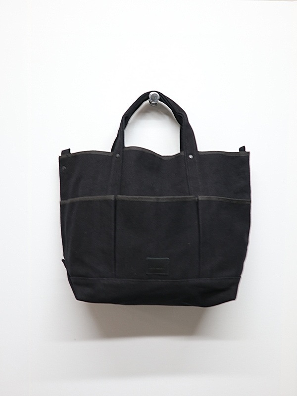 Ground Y�����饦��ɥ磻/CANVAS GARDEN TOTE BAG/BLACK