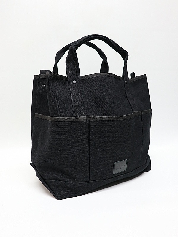 Ground Y�����饦��ɥ磻/CANVAS GARDEN TOTE BAG/BLACK