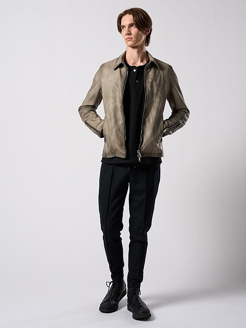 (ͽ���ʡ�9��10������ͽ��/wjk�����֥른��������/comfort pin-tuck slim slacks/black