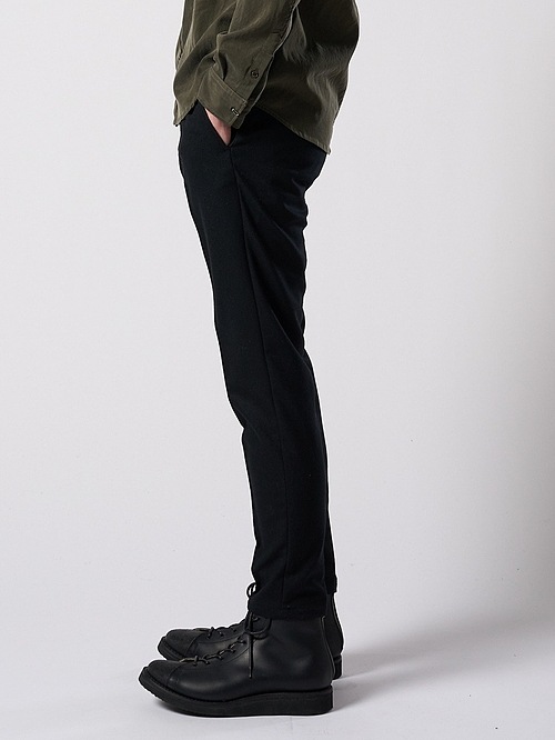 (ͽ���ʡ�9��10������ͽ��/wjk�����֥른��������/comfort pin-tuck slim slacks/black