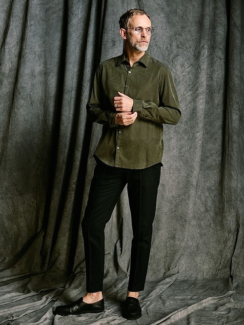 (ͽ���ʡ�9��10������ͽ��/wjk�����֥른��������/comfort pin-tuck slim slacks/black