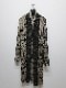 �㴰���nude:masahiko maruyama ���̡���:�ޥ��ҥ��ޥ���/40 Linen Jersey Pigment Print CARDIGAN/Black-Beige