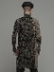 �㴰���nude:masahiko maruyama ���̡���:�ޥ��ҥ��ޥ���/40 Linen Jersey Pigment Print CARDIGAN/Black-Beige