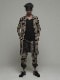 �㴰���nude:masahiko maruyama ���̡���:�ޥ��ҥ��ޥ���/40 Linen Jersey Pigment Print CARDIGAN/Black-Beige