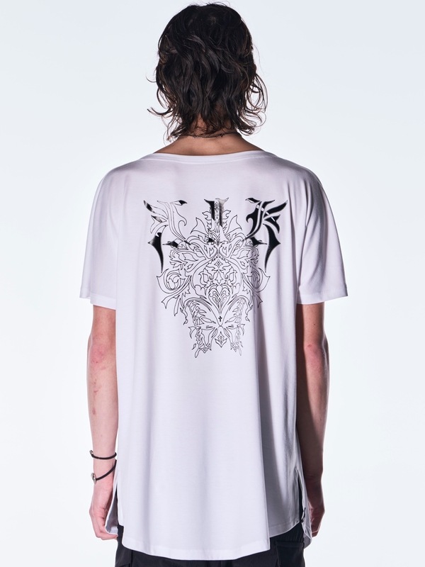 (ͽ���ʡ�8������9������ͽ��/kiryuyrik������奦����奦/BEATENJIKU Dolman T-Shirt/White